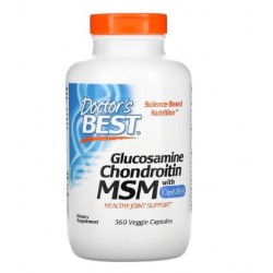 Doctor's Best  葡萄糖胺 含 軟骨素 360顆 Glucosamine Chondroitin MSM with OptiMSM