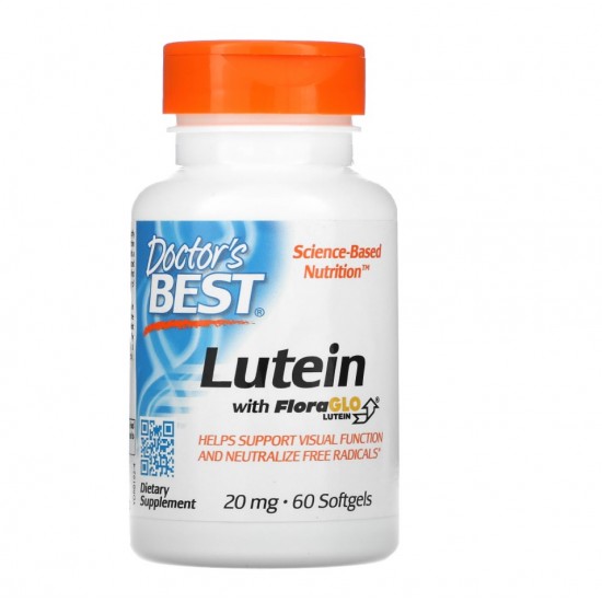 Doctor's Best Lutein 葉黃素 20mg*60粒軟膠囊
