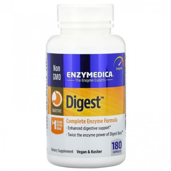 Enzymedica Digest Enzyme 完整酶配方 180粒 膠囊 消化酵素 消化酶