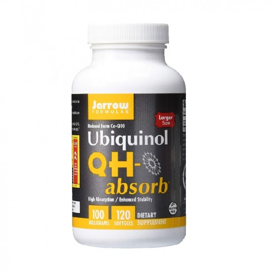 Jarrow Formulas Ubiquinol CoQ10 泛醇 100毫克 120顆軟膠囊 QH