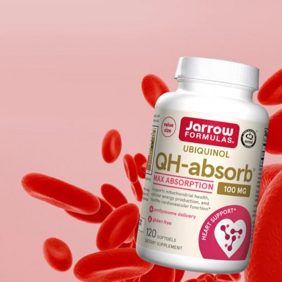 Jarrow Formulas Ubiquinol CoQ10 泛醇 100毫克 120顆軟膠囊 QH