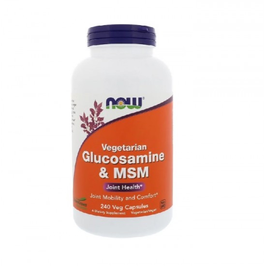 NOW  Glucosamine&MSM  素食葡萄糖胺 240粒 膠囊