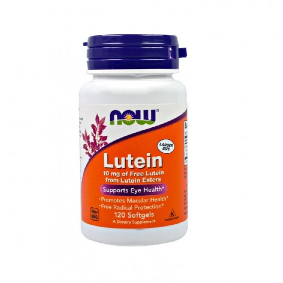 NOW Lutein 金盞花萃取葉黃素 10mg*120粒 軟膠囊