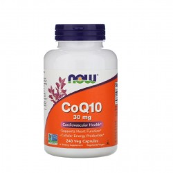 Now CoQ10 輔酵素Q10 30mg 240顆膠囊 素食可