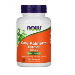 Now Saw Palmetto  鋸棕櫚萃取 160mg 240顆 軟膠囊