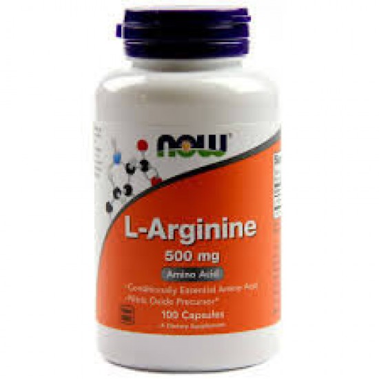 Now L-Arginine 左旋精胺酸 500mg 100顆