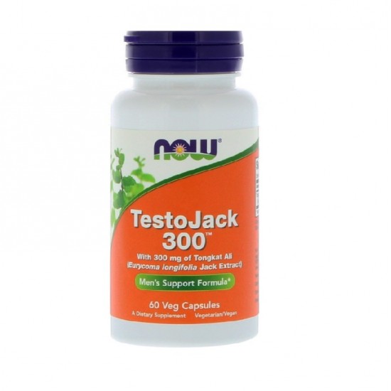 Now TestoJack 300 東革阿里 馬來西亞人參 60顆膠囊 素食可