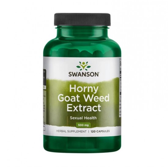  Swanson Horny Goat Weed Extract 淫羊霍萃取 單方 膠囊 500mg 120顆