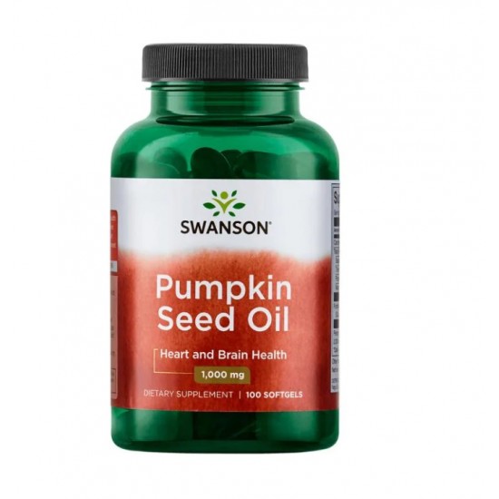 Swanson Pumpkin Seed Oil 南瓜籽油1000mg*100顆  軟膠囊