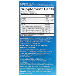 Viva Naturals fish oil TG Omega 3三倍深海魚油 2500mg*180顆 rTG