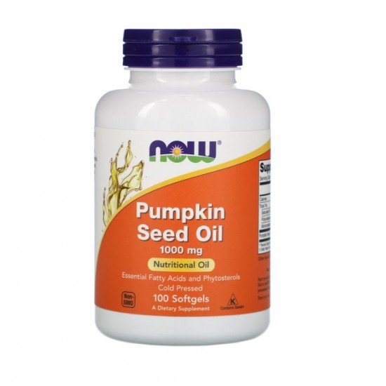 Now  Pumpkin Seed Oil 南瓜籽油1000mg*100顆 
