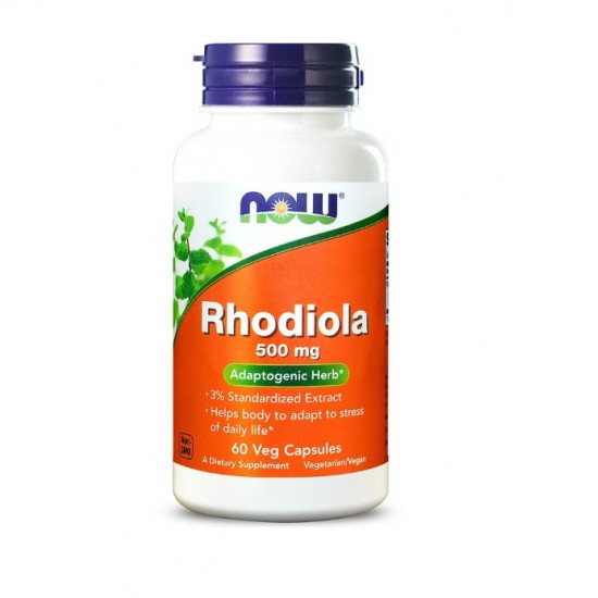 Now Rhodiola 紅景天 500mg 60顆 素食可
