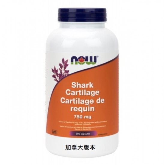 Now Shark Cartilage 鯊魚軟骨 750MG*300粒 