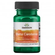 Swanson Beta-Carotene 維他命A  β-胡蘿蔔素 10000iu(3,000 mcg) 250粒
